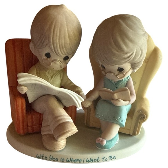 Precious Moments Hamilton Collection With You Is Where I Want To Be Figurine - Picture 1 of 9